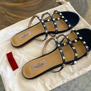 Valentino studded gladiator sandals.